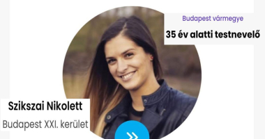 Szikszai Nikolett tanárnőnk az „Év Testnevelője” versenyben