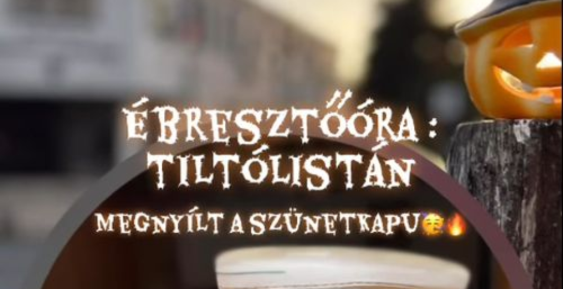 Az őszi szünetet a mai naptól hivatalosan megnyitottuk.