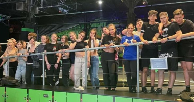 Rendhagyó testnevelésórán a 10.D